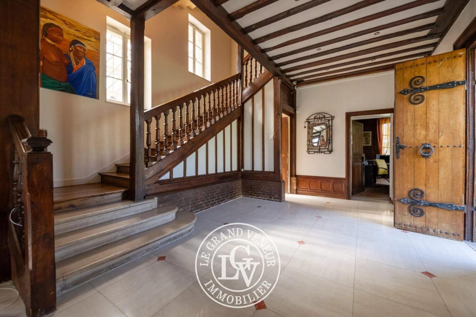 DEMEURE DE CHARME – 6 CHAMBRES – BUREAU – 3 SALLES DE BAINS – PISCINE – TENNIS- PARC PAYSAGER DE 24 500M²